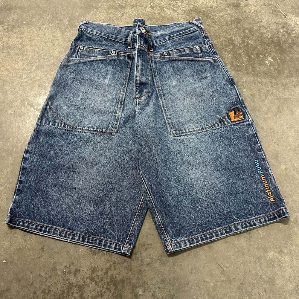 Platinum Fubu Fat Albert And The Junkyard Gang Size W36 Denim Shorts